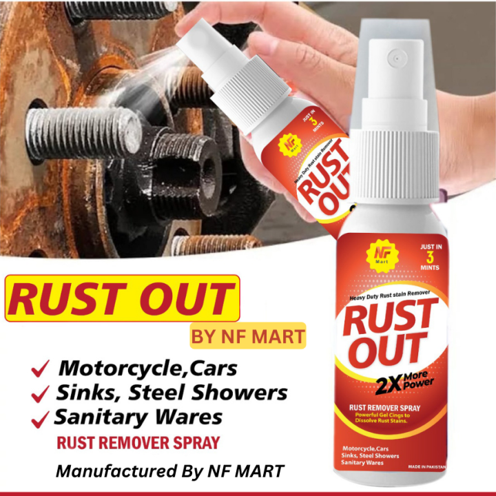 Rust Remover Zang Remover spray for All Automotive (Bike, Car) And chrome & Steel Parts