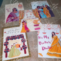 PACK OF 10/8/4/2 Customized Wedding Props in Various Themes, Mehndi/Mayoun/Dholki Props, Customized props, Photo Booth Prop for girls. 