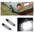 Car A1248200256 LED License Number Plate Light Rear Tail Lamp for Mercedes Benz E-Class W124 W202 124800256 A128820056. 