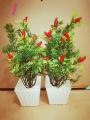 Pack of 2 Artificial Trees Decoration Piece. 