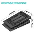 Plastic Shims for Leveling - 36 Piece Jar, Strong and Durable Table Wedges, DIY Levelers for Furniture, Table, Chair. 
