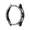 Suitable for Samsung watch Galaxy watch6 7 case electroplating double row drill protective case 6th generation 40mm 44mm set new. 