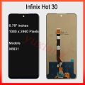Infinix Hot 30 X6831 Premium Quality LCD Display + Touch Screen Digitizer Display Assembly Replacment. 