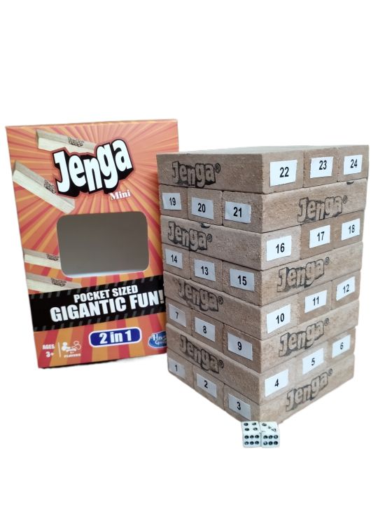 Hasbro Gaming Jenga Tower Wooden Blocks Game BIG 54 Pieces | Daraz.pk