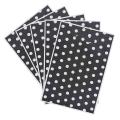 Black Polka Dot Goody Bags - 10 x 6 Inch - Gift Bags - Black Themed Party - Black - Unisex - Pack Of 10. 
