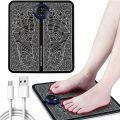 EMS Foot Massager Electric Mat Portable Folding Feet Massage Pad Muscle Stimulation Improve Blood Circulation Body Slimming Relieve PainFeet Therapy Machine for Home and Office Best Quality EMS Foot Massager. 