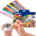 STA Permanent Acrylic Paint Markers Set 12 Colors Art Permanent Markers for DIY Glass, Ceramic, Rock, Wood, Canvas. 