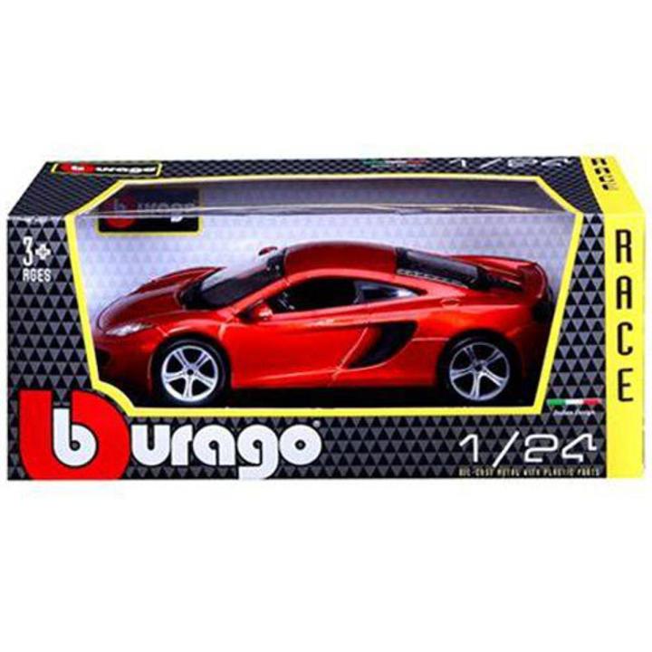 Mclaren MP4-12C Metallic Orange 1/24 Diecast Car Model by Bburago