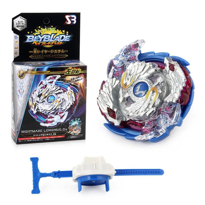 B97 Nightmare Longinus Ds Blend Burst Beyblade Left Spinning Tops with Launcher