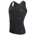 Premium Men’s Slimming Compression Vest – Chest & Abdomen Shaper Shirt. 