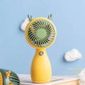 Mini Fan Quiet Operation Portable Energy-saving Lightweight USB Rechargeable Plastic Handheld Fan Multi-purpose Pocket Fan. 