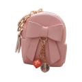 Happydeal Women Bow Zipper Key Bag Short Wallet Coin Purse Card Holders Handbag. 
