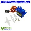 SG90 Tower Pro Plastic Gear Motor SG-90 9G 180 Degree Servo Moto Robot Helicopter RC Car Model DIY by Electrica. 