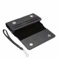 Leather Wallet Strap Dual Pouch 2 Phone Holder Belt Clip Case For iPhone 15 Pro Max Samsung Xiaomi Huawei Men Waist Bag Holster. 