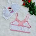 Flourish Undergarments Pack of 3 light Padded Cotton teenage Sports Bra for girls (28 to 32 ) B105. 
