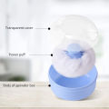 Pack of 1 Baby Powderr Puff with Container Case Talcum Sponge Baby Powderr Puff. 