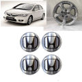 4PCS 65mm Honda Civic Reborn Car Wheel Center Hub Caps ABS Material Car Rims Cover Hubcaps Autostyling Accessories. 