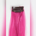 Synthetic Clip Extension - Dark Pink. 