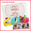 My First Animals & Birds Board Book for Kids Learning "First Kids Early Education" Premium Quality Books for Kids. 