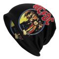 Heavy Metal Rock AC DC Bonnet Femme Cool Knitting Hat For Men Women Winter Warm Beanies Caps. 