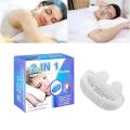 2 In 1 Anti Snoring Air Purifier Relieve Nasal Congestion Snoring Device Ventilation Anti Snore Nose Clip. 