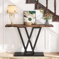 Eye Catching Industrial Style Console Table for Living Room. 