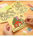 5set of different design Sand Art Creative Sand Cartoon Painting Kids Educational Toys Preschool Tools Birthday Gifts. 
