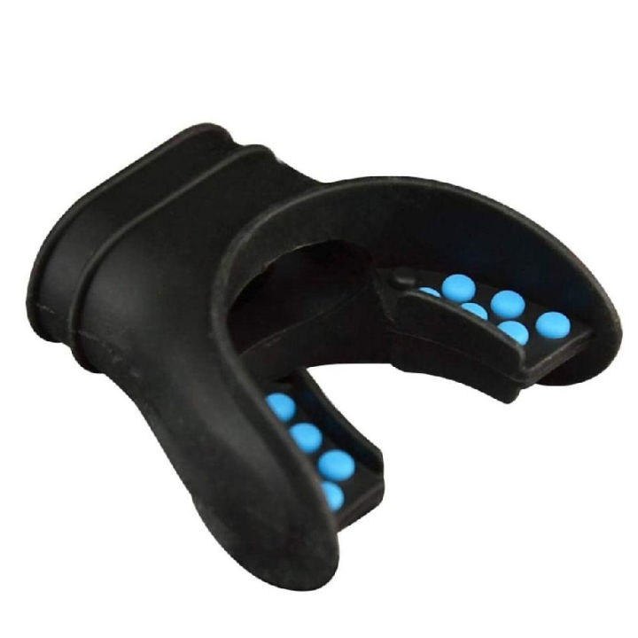 Snorkel Mouthpiece Regulator Universal Silicone Respirator Blue