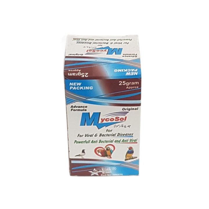 MYCOSOL 25GM FOR BIRDS