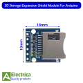Micro SD Storage Expansion circuit Mini Micro SD TF Card Memory Shield Module for Arduino ARM AVR by Electrica. 