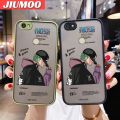 JIUMOO For Redmi Note 5A Redmi Note 5A Prime Case With Fashion Tide Brand Zoro Side Edge Square Silicone Frosted Transparent Hard Casing Design soft Cases Full Cover Phone Case Shockproof Protection Case. 
