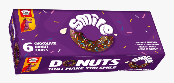 Peek Freans Smile Donut Cake Chocolate
