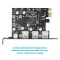 PCI-E to USB3.0+Type C Expansion Card (PCIe Card)3 Ports with Superspeed USB 3.0 PCI Expansion Card for Windows MAC OX. 