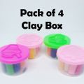 Pack of 4 Clay Toy Box for Kids / Clay for Making Toys for Kids. 
