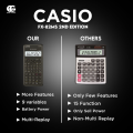 Original FX-82MS - 2nd Edition Scientific Calculator 240 Functions 10 + 2 Digits Engineering Students High School Lab Office | Best Price FX82 MS  Calculator. 