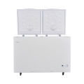 Haier 14 Cu Ft / Turbo Cool / Twin Door / HDF-385H ( 100 Hour Cooling Retention / 30% Fast Freezing / Wide Voltage / -28 C Cooling Depth / Twin Cabinet ) White Colour Deep Freezer / 10 Years Warranty. 