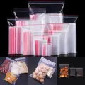 Pack of 40 - 4 Sizes Resealable Ziplock Bag - Poly Clear Zip Lock Bags for Storage. 