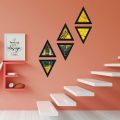 Triangular Shape Acrylic Wall Mirror for Decoration | Wall Decoration Items | Wall Décor | Home Decoration Items | Home Décor | Home Accessories | Home Decoration Items for Drawing Room | Home Decoration Items for Bed Room | Home Decoration Items for Wall. 
