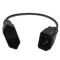 Adapter Cord , IEC 320 C14 Male Plug to European CEE 7/16 2Pin Female Cable for UPS PDU. 