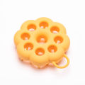 Scalp M ager Brush Flower Shape Silicone Shampoo Brush Scalp M ager Hair Scrubber for Dry/wet Use Gentle Bathroom Brush with Silicone Bristles Shower Scalp Brush. 