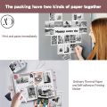 Thermal Mini Printer for Mobile Photo - Portable Bluetooth Wireless Pocket Mini Printers for Kids - 1080p Instant Portable printer 2.8 inch IPS Screen. 