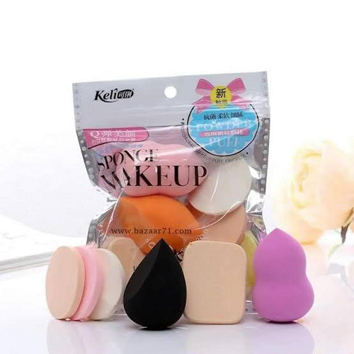 Makeup Sponges Pack of 6 Beauty Blending Sponges Cosmetic Powder Puff