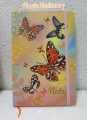 Colorful Butterfly Glitter Wallpaper Cover Diary For Girls-160 Pages Large Size Glitter Cover Travel Journal A5 Lined Paper Diary-5703. 