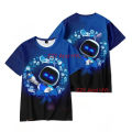 2024Game ASTRO BOT T-Shirt Cartoon T Shirts for Boys Girls Funny Tshirt Children's Graphic Tee Shirts Kids Round Neck Clothes. 