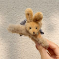 Bunny Style Hair Clips, Cute Korean Style Hair Accessories Creative Luxury Take Clips for Girls and Women. 