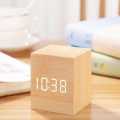 Wooden LED  Digital Alarm Clock. 