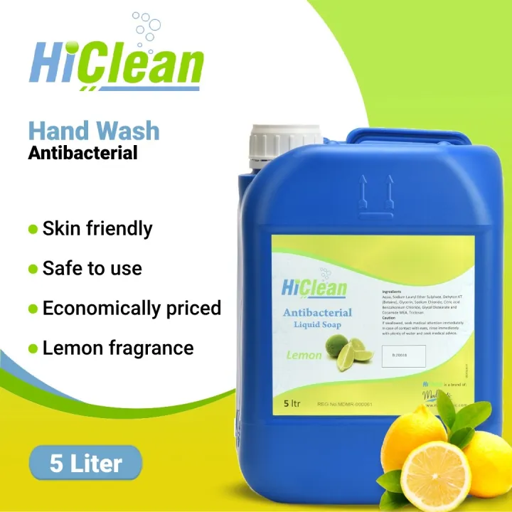 HiClean%20Antibacterial%20Liquid%20Handwash%20(Lemon)%205%20Liters%20-%20Image%203