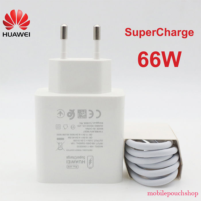Original Huawei 40W and 22.5 SuperCharge Quick Charge Power Adapter Wall Charger with USB TYPE-C Cable for Huawei Mate 20, Mate 20X, Mate 20 Pro, Mate 30, Mate 30 Pro, P30, P30 Pro, P20, P20 Pro