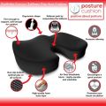 Coccyx Cushion for Tailbone Pain & Sciatica - Lower Back Pain (Pregnanc_y Pillow Seat Cushion) - Branded #FixOrtho. 