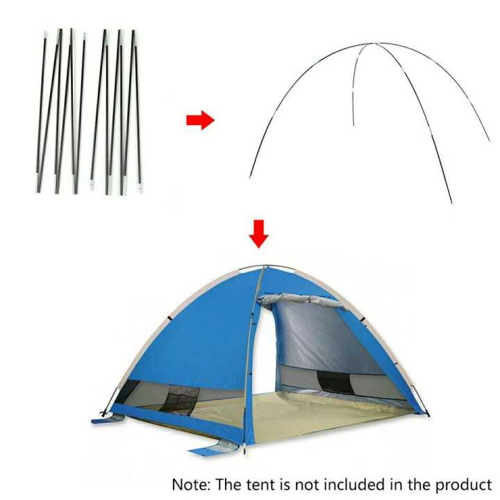 2 to 12  person Camping Tent Stick and Shock Cord/Tent Poles stick replacement